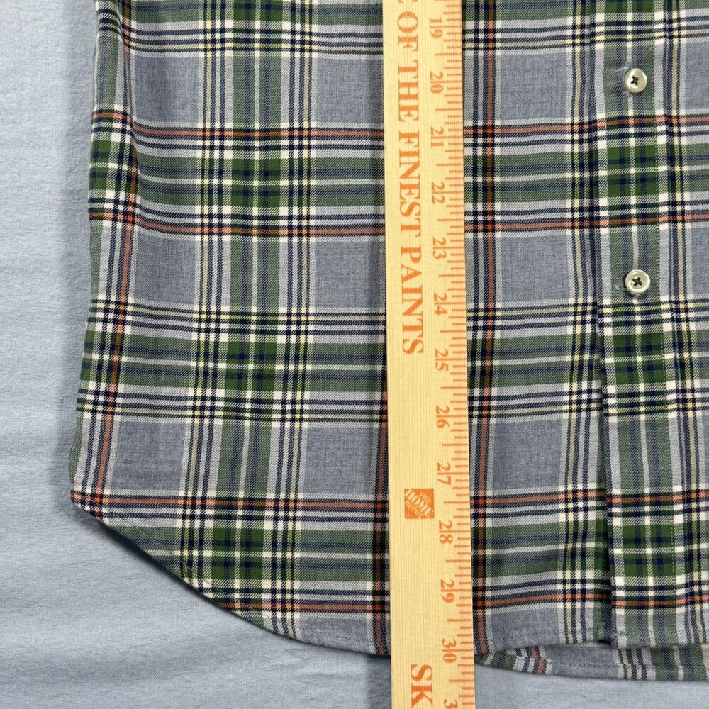 Southern Tide Men’s Classic Fit Button Down Shirt Medium Green Plaid Cotton - Picture 10 of 15